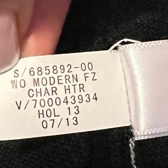 Banana Republic Men’s Sweater Size Large Wool Blend Zip Up Cardigan Leather Trim - Picture 10 of 10